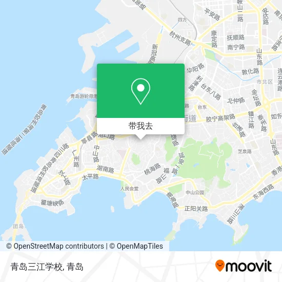 青岛三江学校地图