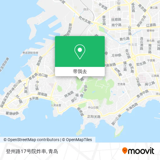 登州路17号院炸串地图