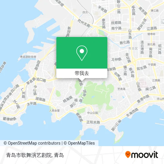 青岛市歌舞演艺剧院地图