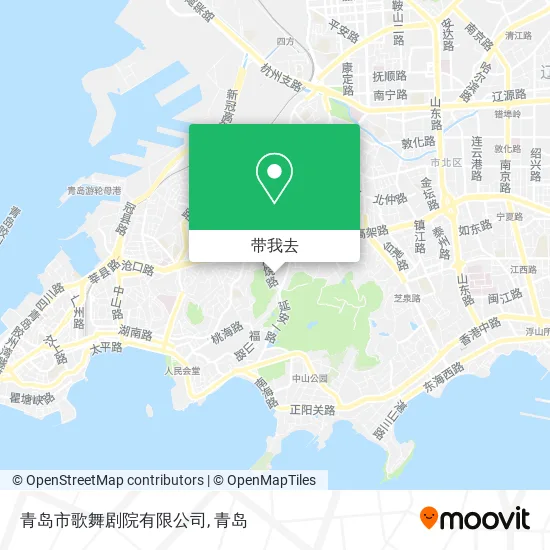 青岛市歌舞剧院有限公司地图