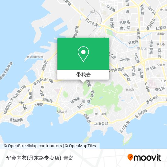 华金内衣(丹东路专卖店)地图