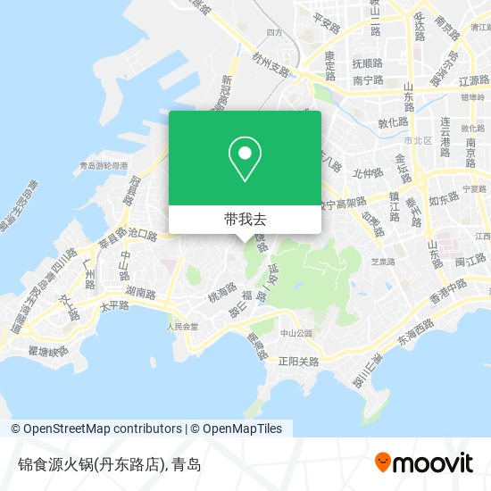 锦食源火锅(丹东路店)地图