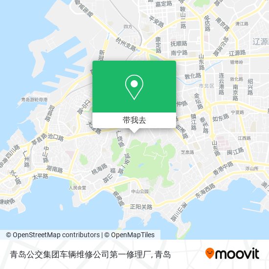 青岛公交集团车辆维修公司第一修理厂地图