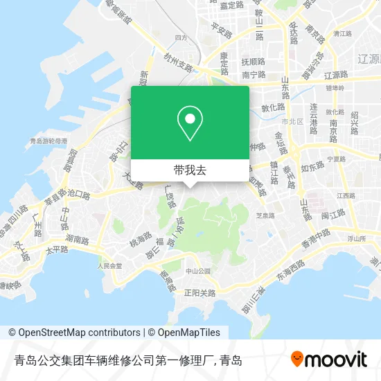 青岛公交集团车辆维修公司第一修理厂地图