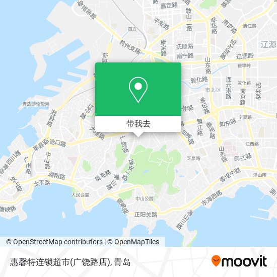 惠馨特连锁超市(广饶路店)地图