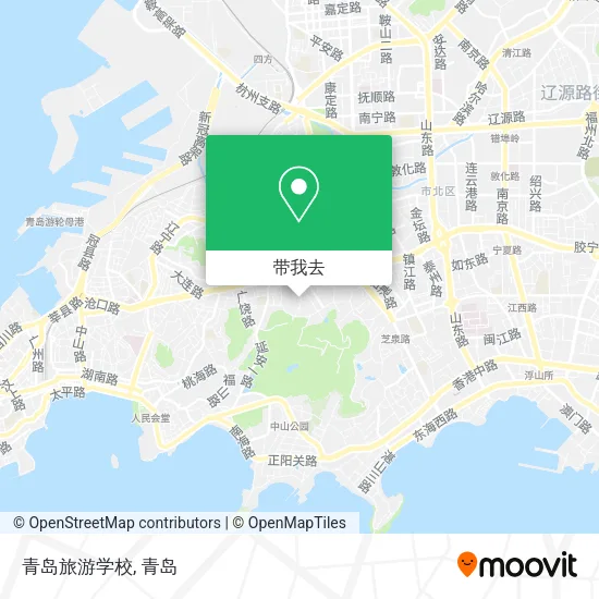 青岛旅游学校地图