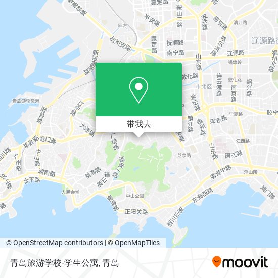 青岛旅游学校-学生公寓地图
