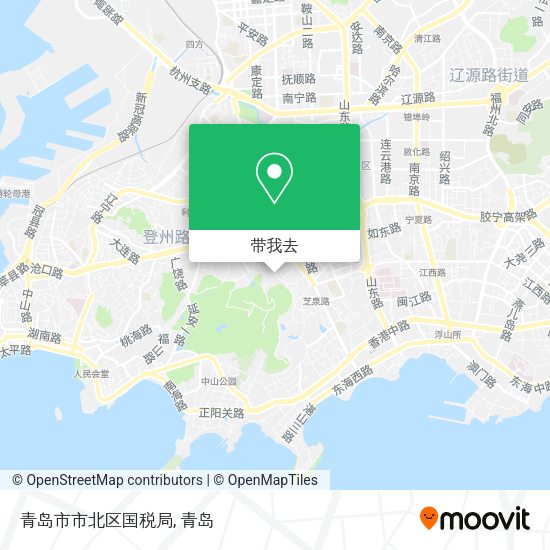 青岛市市北区国税局地图