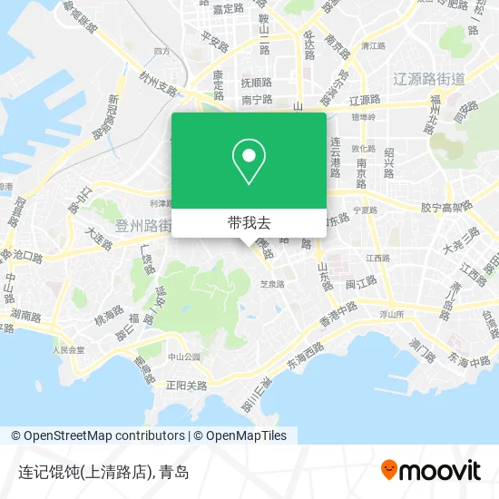 连记馄饨(上清路店)地图