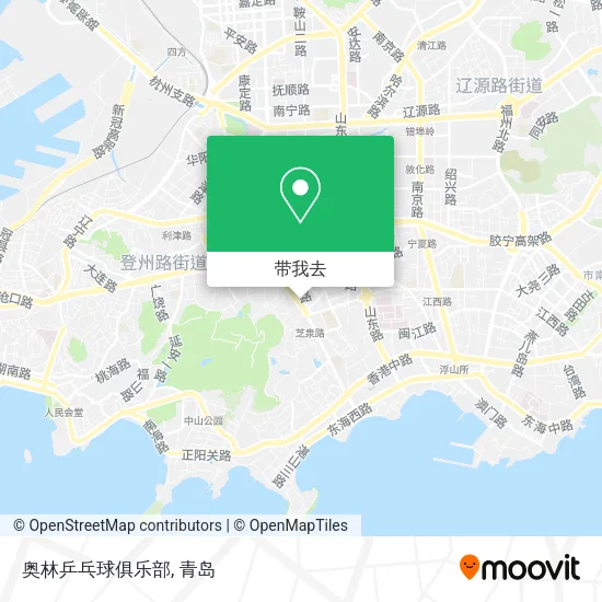 奥林乒乓球俱乐部地图