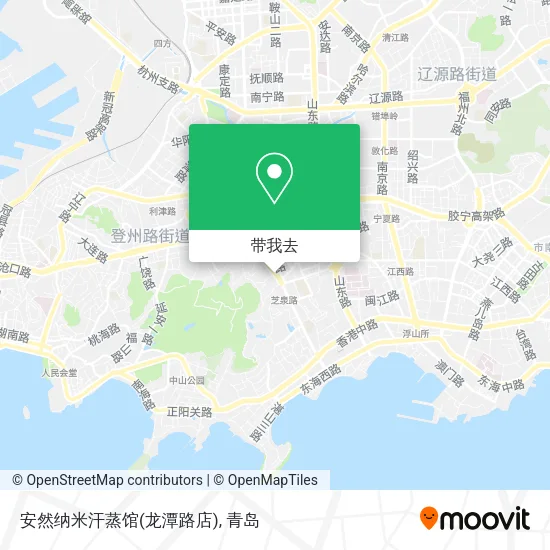 安然纳米汗蒸馆(龙潭路店)地图