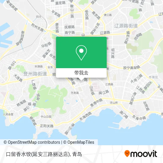 口留香水饺(延安三路丽达店)地图