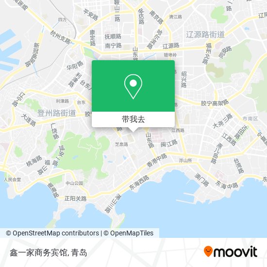 鑫一家商务宾馆地图
