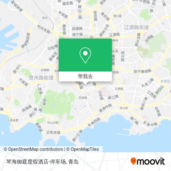 琴海御庭度假酒店-停车场地图