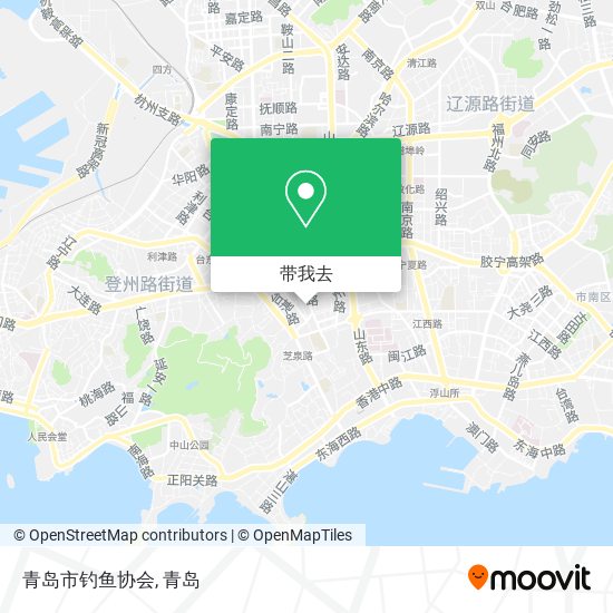 青岛市钓鱼协会地图