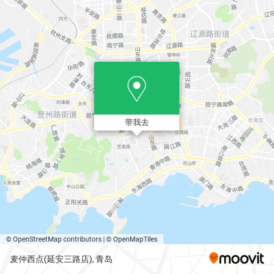 麦仲西点(延安三路店)地图