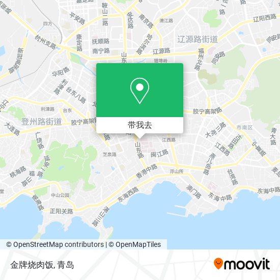 金牌烧肉饭地图