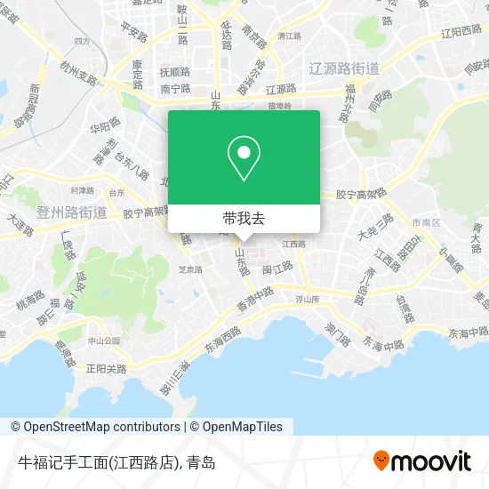 牛福记手工面(江西路店)地图