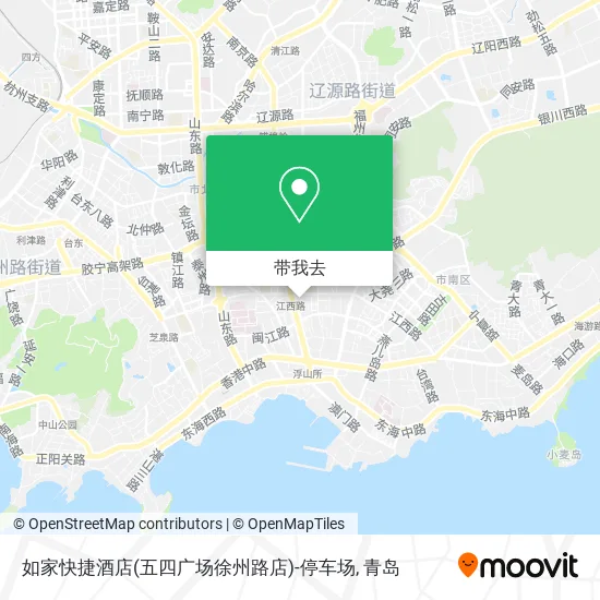如家快捷酒店(五四广场徐州路店)-停车场地图