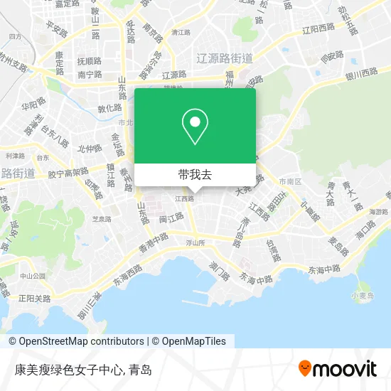 康美瘦绿色女子中心地图