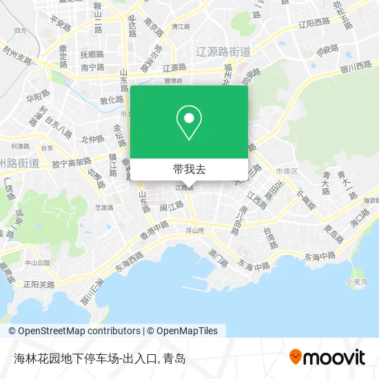 海林花园地下停车场-出入口地图