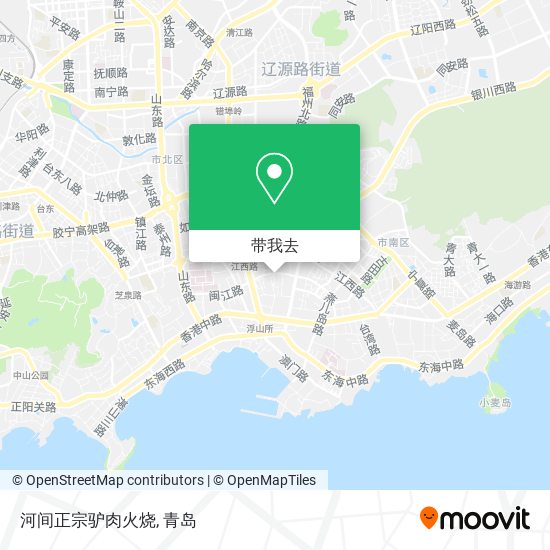 河间正宗驴肉火烧地图