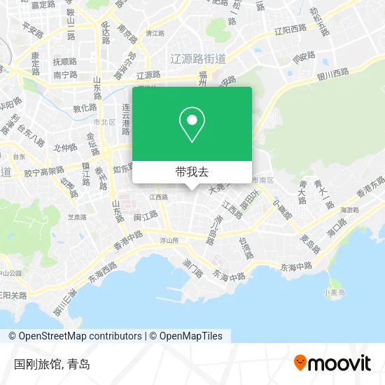 国刚旅馆地图