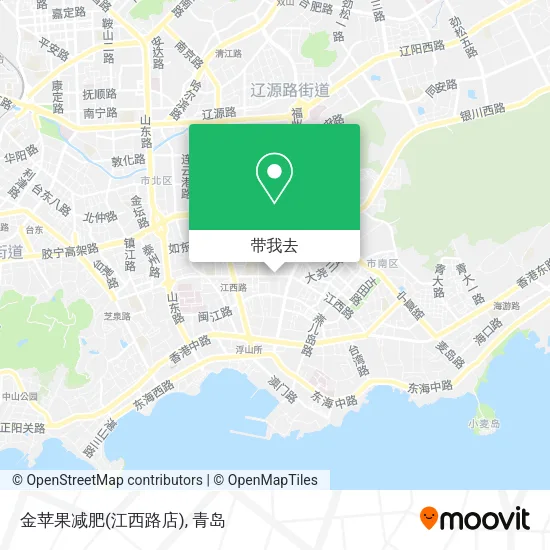 金苹果减肥(江西路店)地图