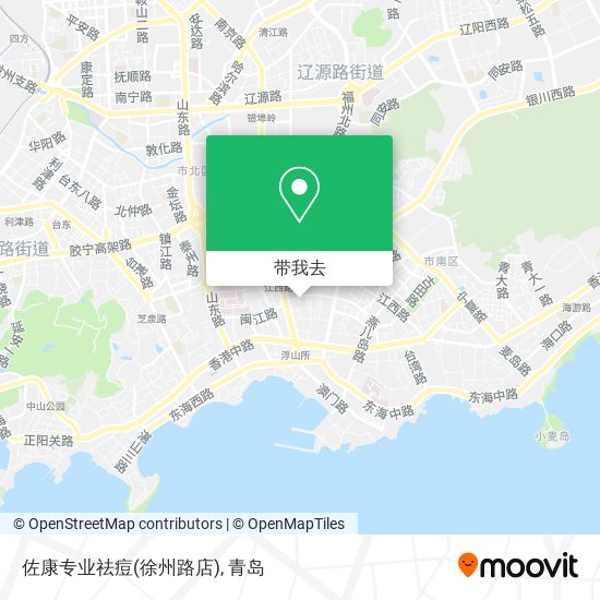 佐康专业祛痘(徐州路店)地图