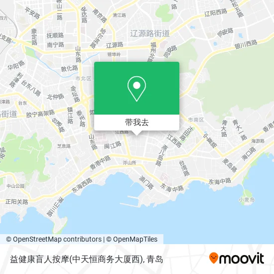 益健康盲人按摩(中天恒商务大厦西)地图