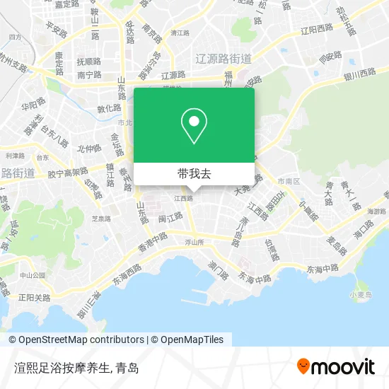渲熙足浴按摩养生地图