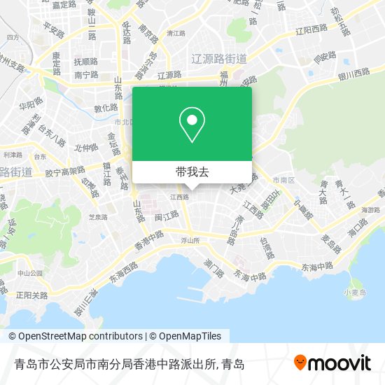 青岛市公安局市南分局香港中路派出所地图