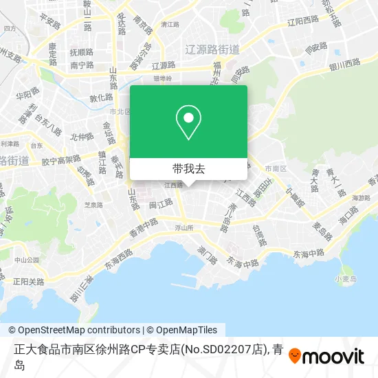 正大食品市南区徐州路CP专卖店(No.SD02207店)地图