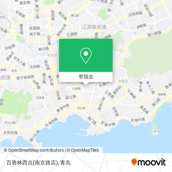 百香林西点(南京路店)地图