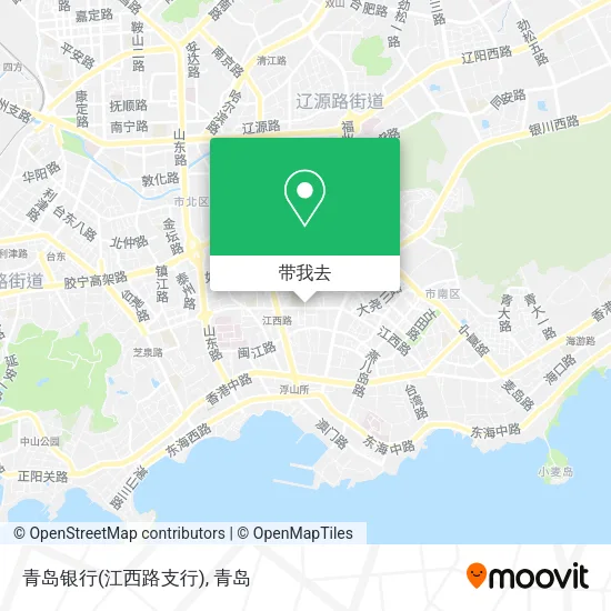 青岛银行(江西路支行)地图