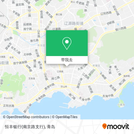 恒丰银行(南京路支行)地图