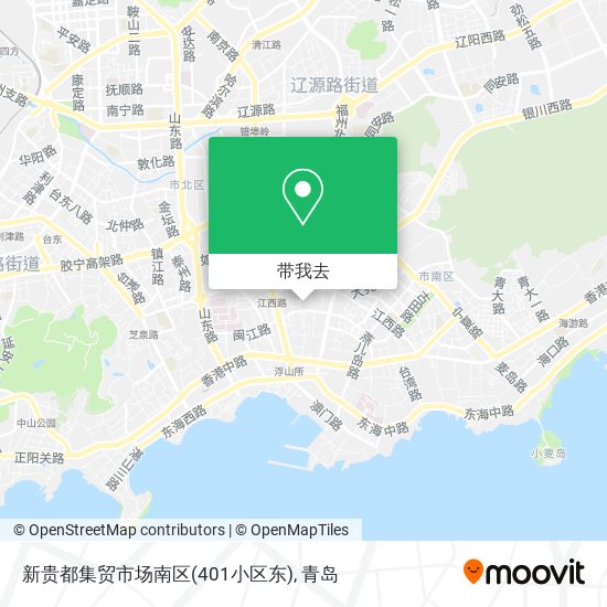 新贵都集贸市场南区(401小区东)地图