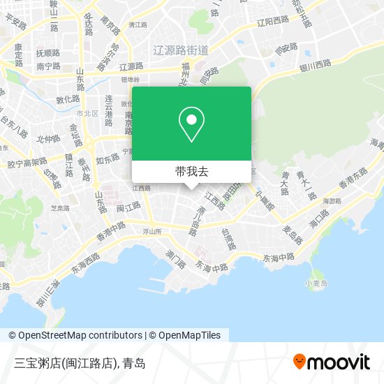三宝粥店(闽江路店)地图
