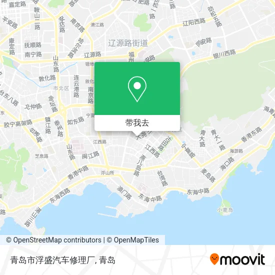 青岛市浮盛汽车修理厂地图