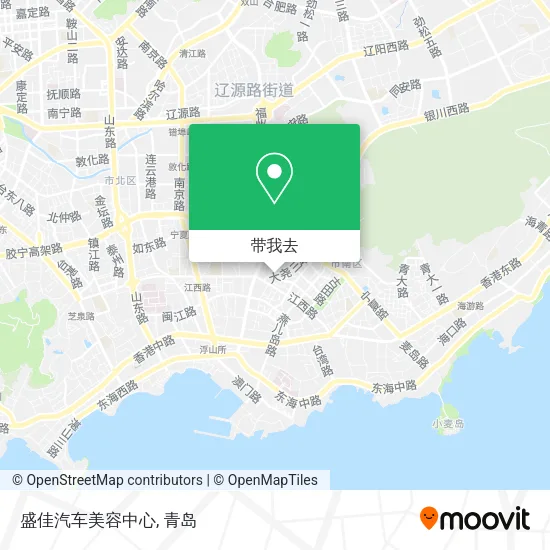 盛佳汽车美容中心地图