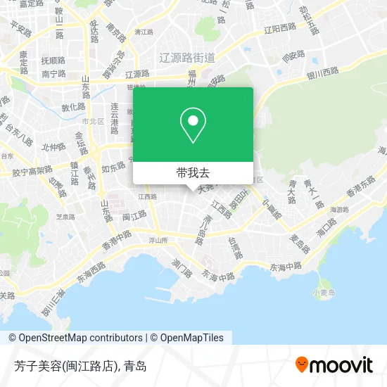芳子美容(闽江路店)地图