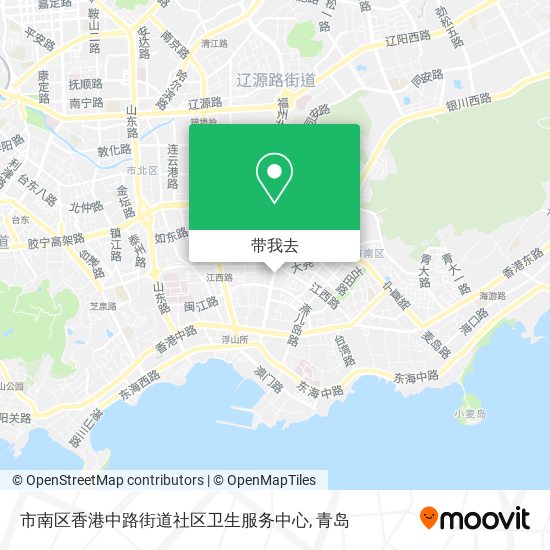 市南区香港中路街道社区卫生服务中心地图