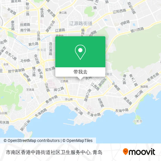 市南区香港中路街道社区卫生服务中心地图