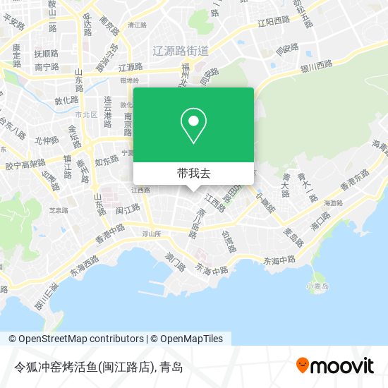 令狐冲窑烤活鱼(闽江路店)地图