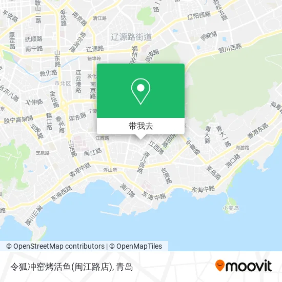 令狐冲窑烤活鱼(闽江路店)地图
