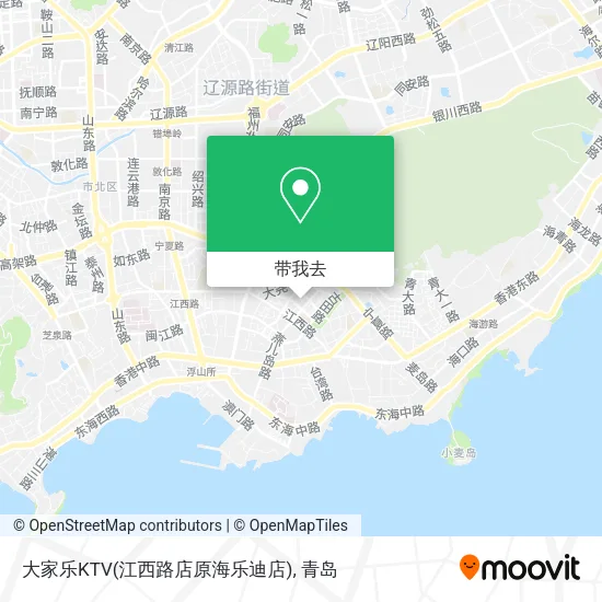 大家乐KTV(江西路店原海乐迪店)地图