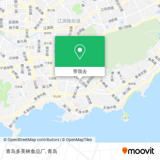 青岛多美林食品厂地图