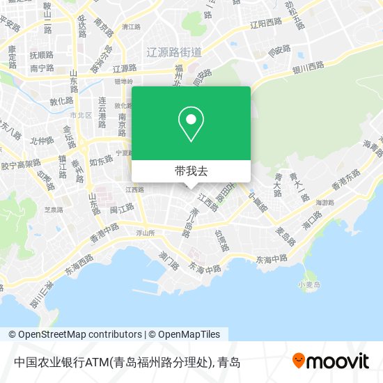 中国农业银行ATM(青岛福州路分理处)地图