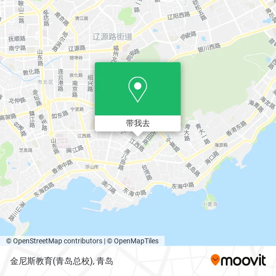 金尼斯教育(青岛总校)地图