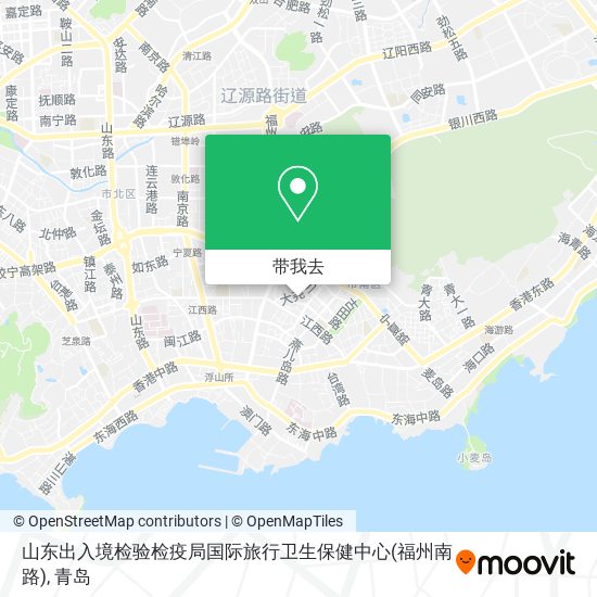 山东出入境检验检疫局国际旅行卫生保健中心(福州南路)地图